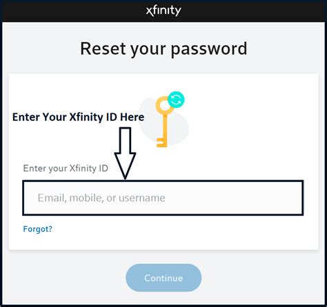 xfinity com password